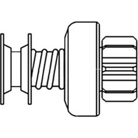 Aftermarket Heavy Duty Starter Drive Fits Massey Ferguson-1032726M91 1036519M91 ELS60-0112